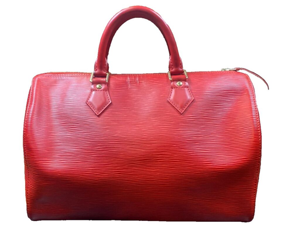 Louis Vuitton Speedy 30 Red EPI Leather SP0024